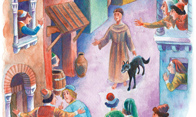 Francisco de Assis e o irmão lobo